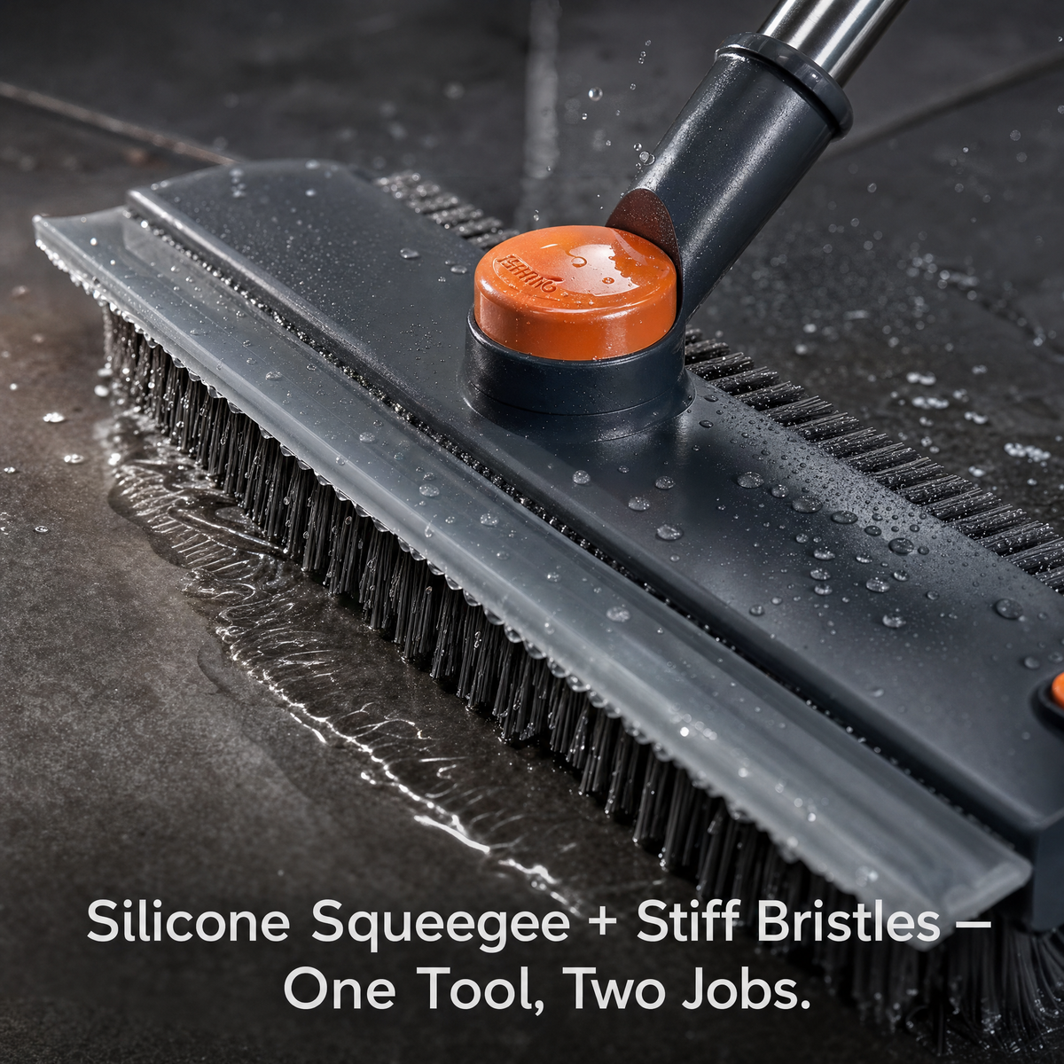 TriBrush™ 3-in-1 Sturdy Floor Scrub Brush
